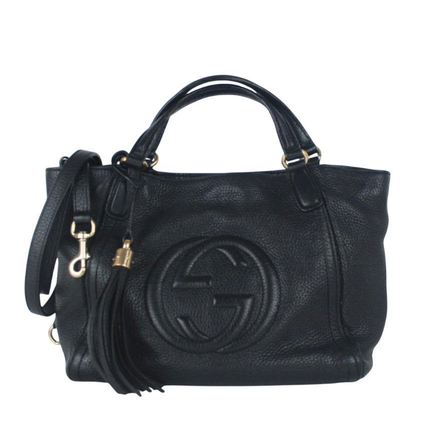 GUCCI SOHO LEATHER SHOULDER BAG