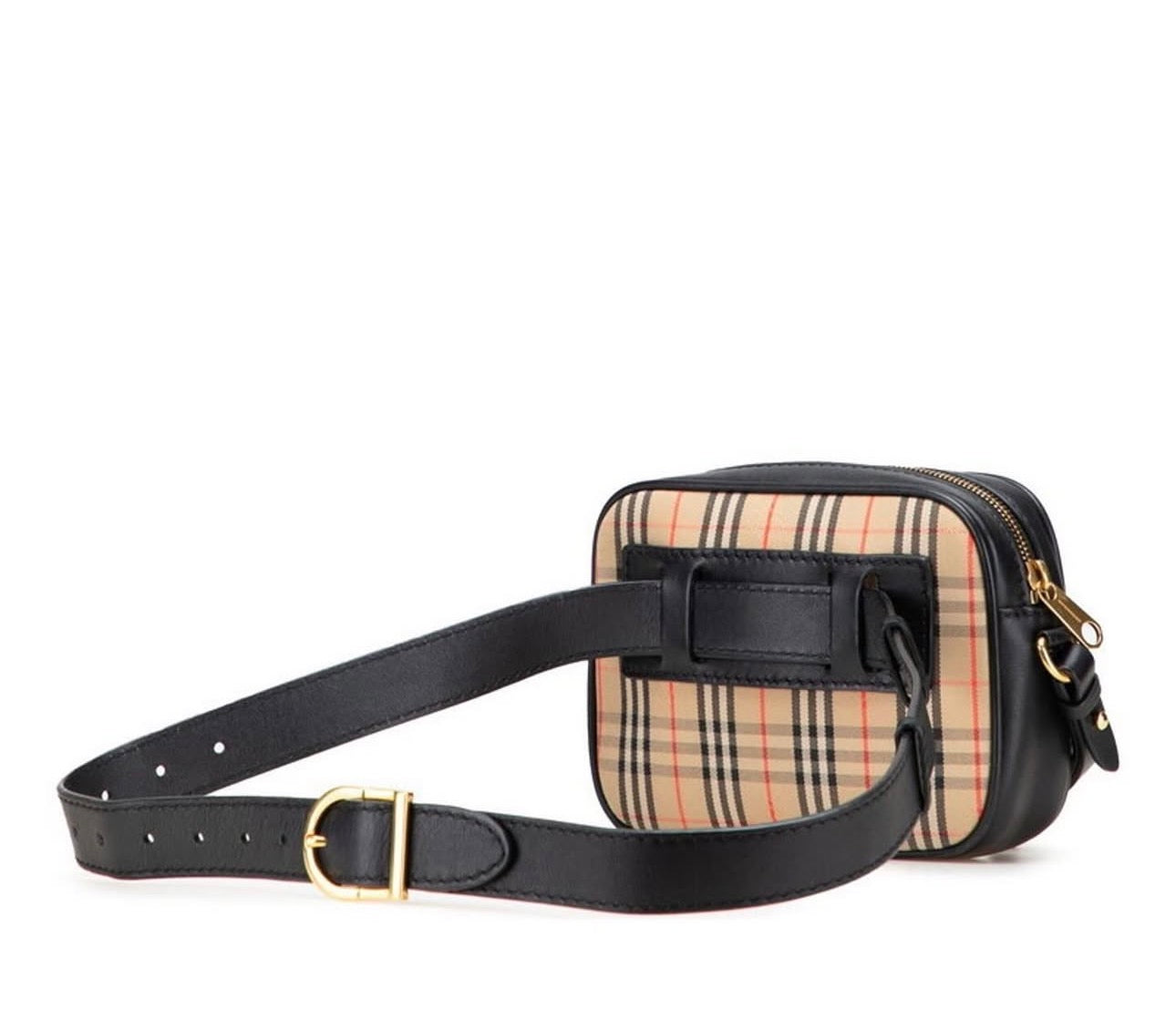 BURBERRY BB NOVA CHECK WAIST BELT BAG