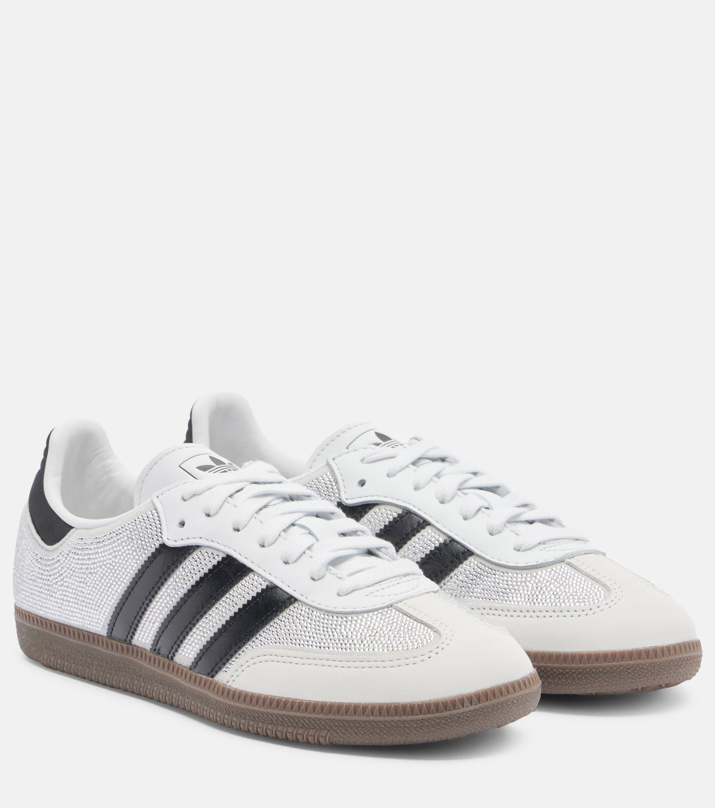 ADIDAS OG WOMENS SAMBA CRYSTAL SNEAKERS