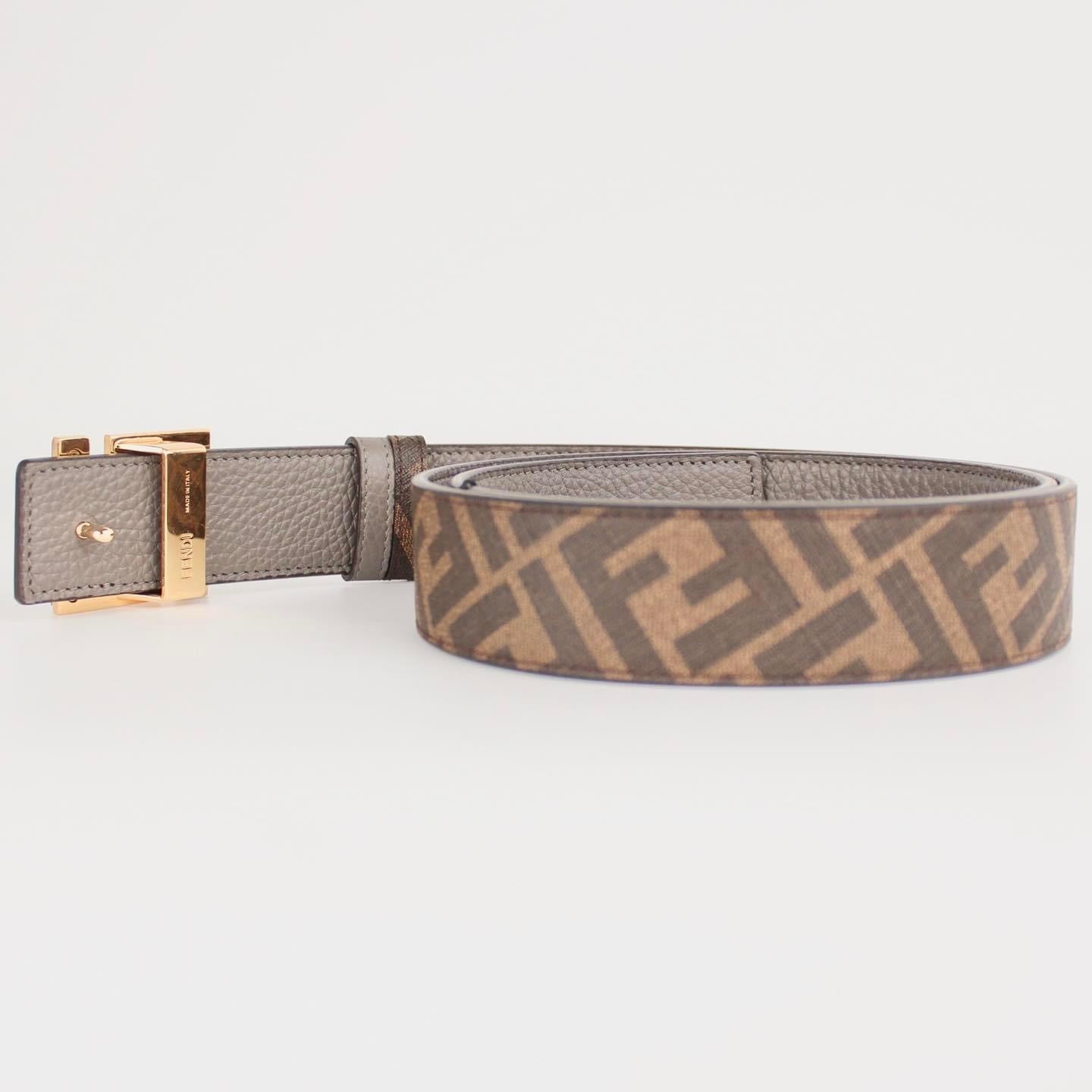 FENDI MONOGRAM BUCKLE BELT