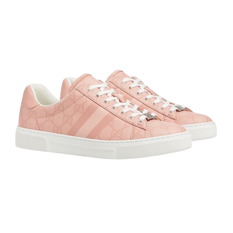 GUCCI GG ACE SNEAKERS WITH WEB