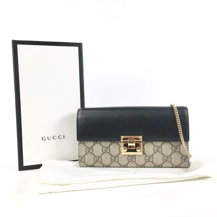 GUCCI PADLOCK WALLET ON CHAIN