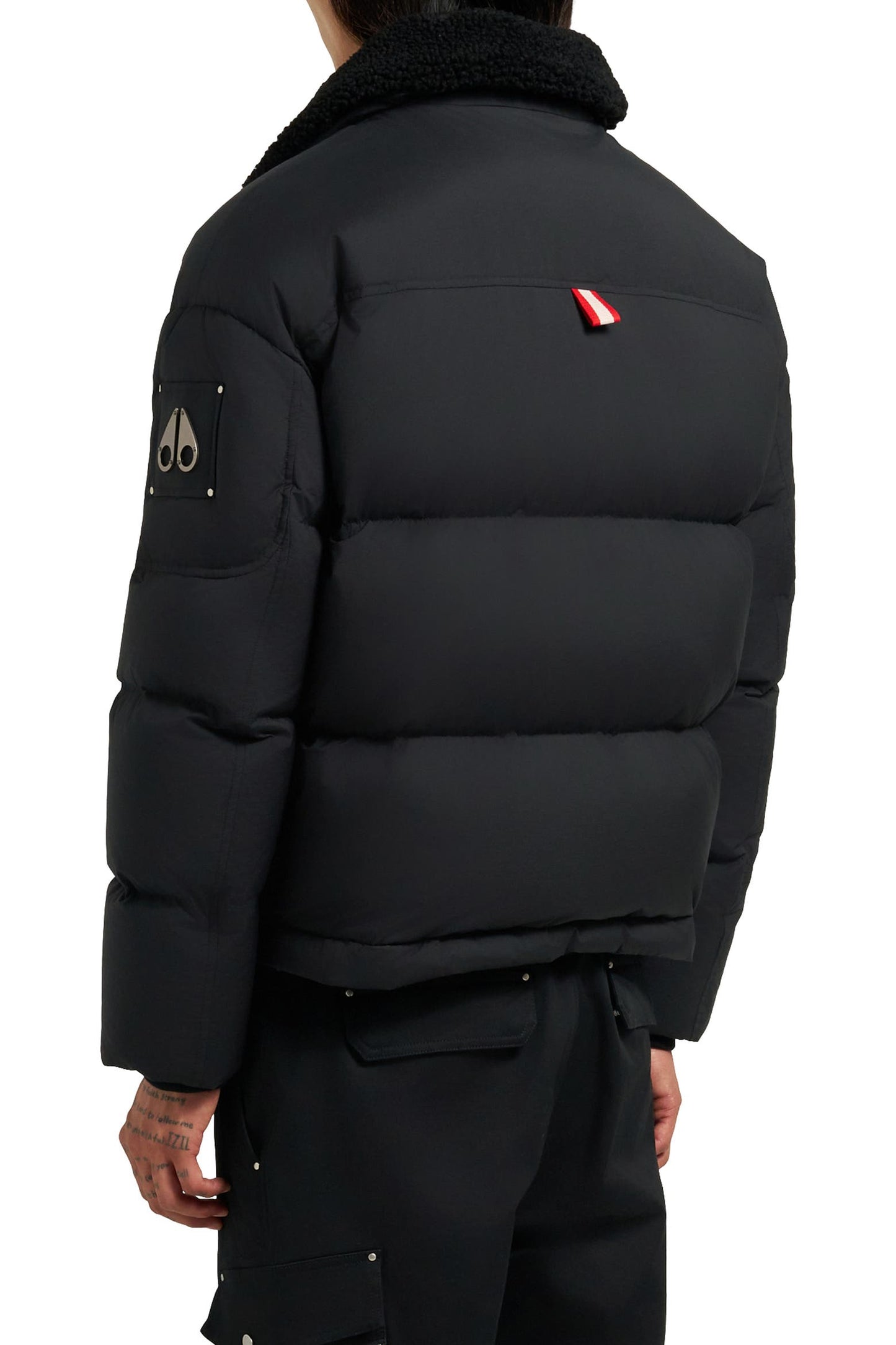 MOOSE KNUCKLE EVEREST FLEECE COLLAR DOWN PUFFER JACKET UNISEX