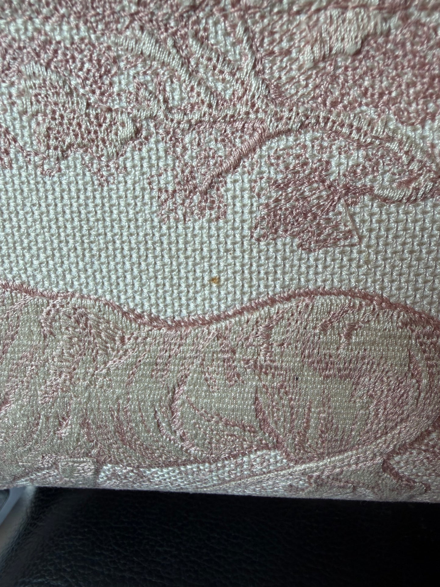 CHRISTIAN DIOR CD EMBROIDERED BOOK TOTE MEDIUM