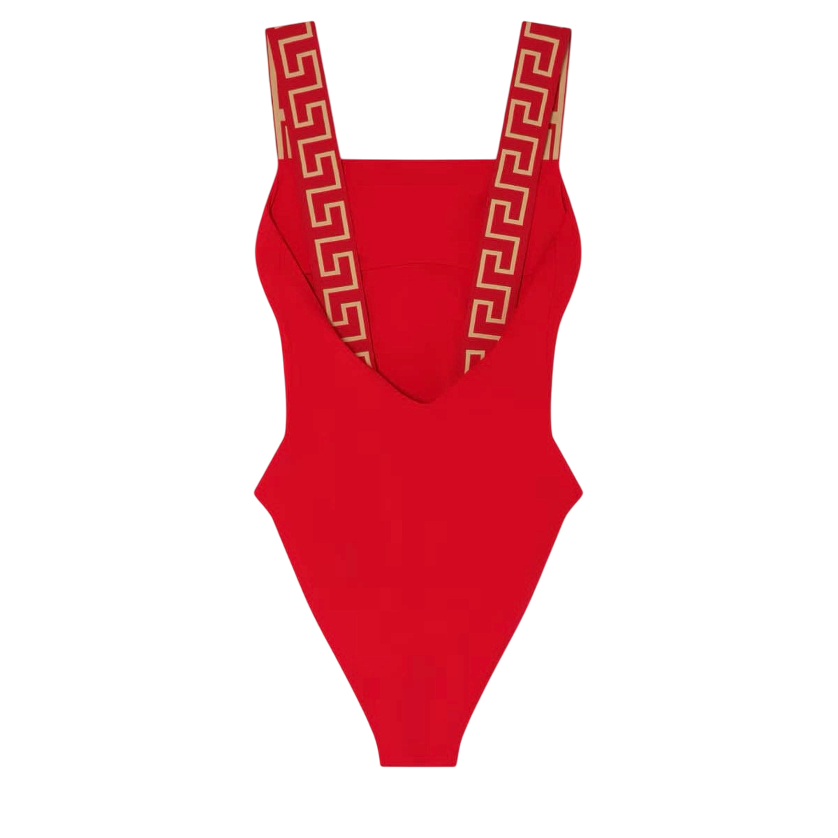 VERSACE GRECA BORDER ONE-PIECE SWIMSUIT
