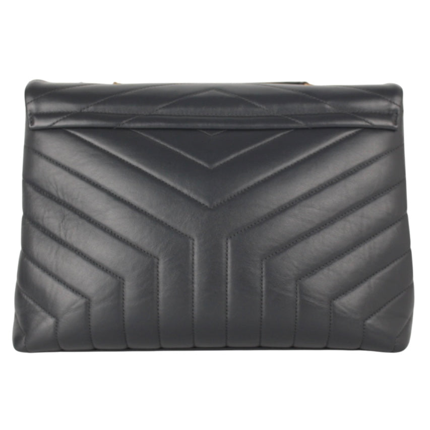 YSL LOULOU CHAIN QUILTED LEATHER SHOULDER BAG MEDIUM