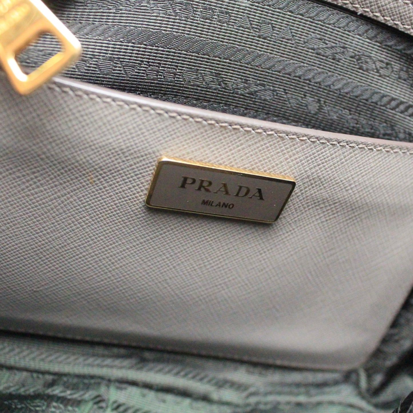 PRADA SAFFIANO LEATHER DOME