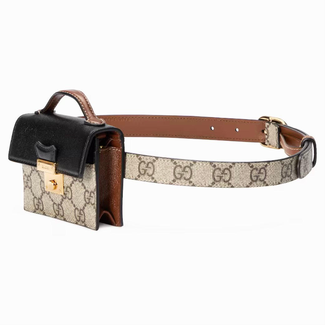 GUCCI  PADLOCK MINI GG BELT BAG