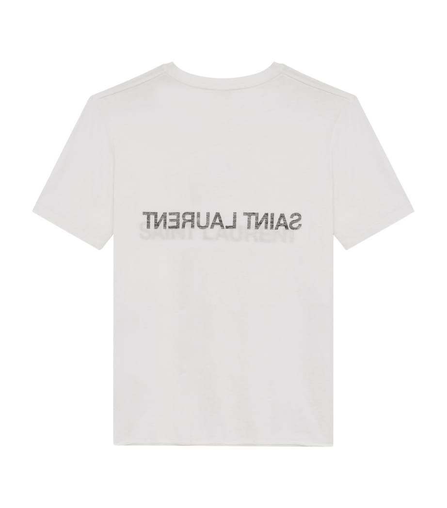 YSL YVES SAINT LAURENT LOGO UNISEX TSHIRT