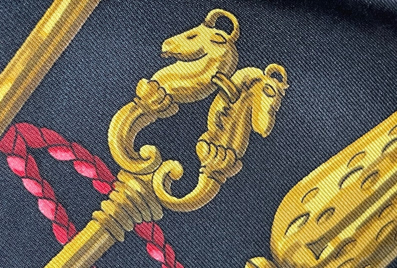 HERMES SILK SCARF PARIS LES CLEFS CATY LATHAM