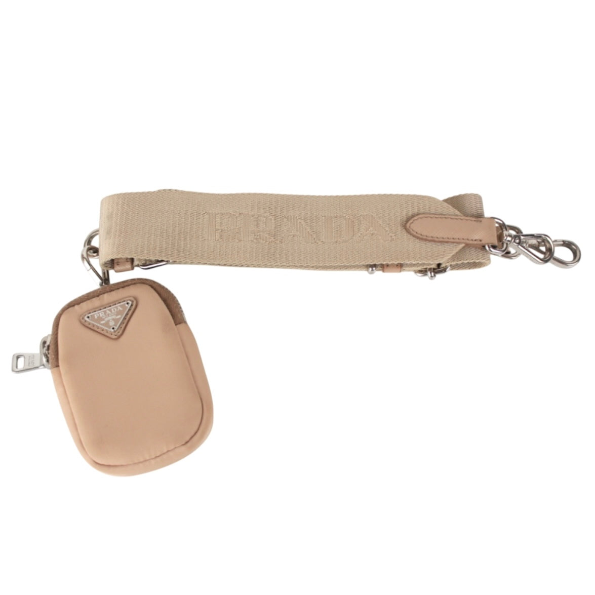 PRADA ENAMELLED METAL TRIANGLE RE-EDITION 2005