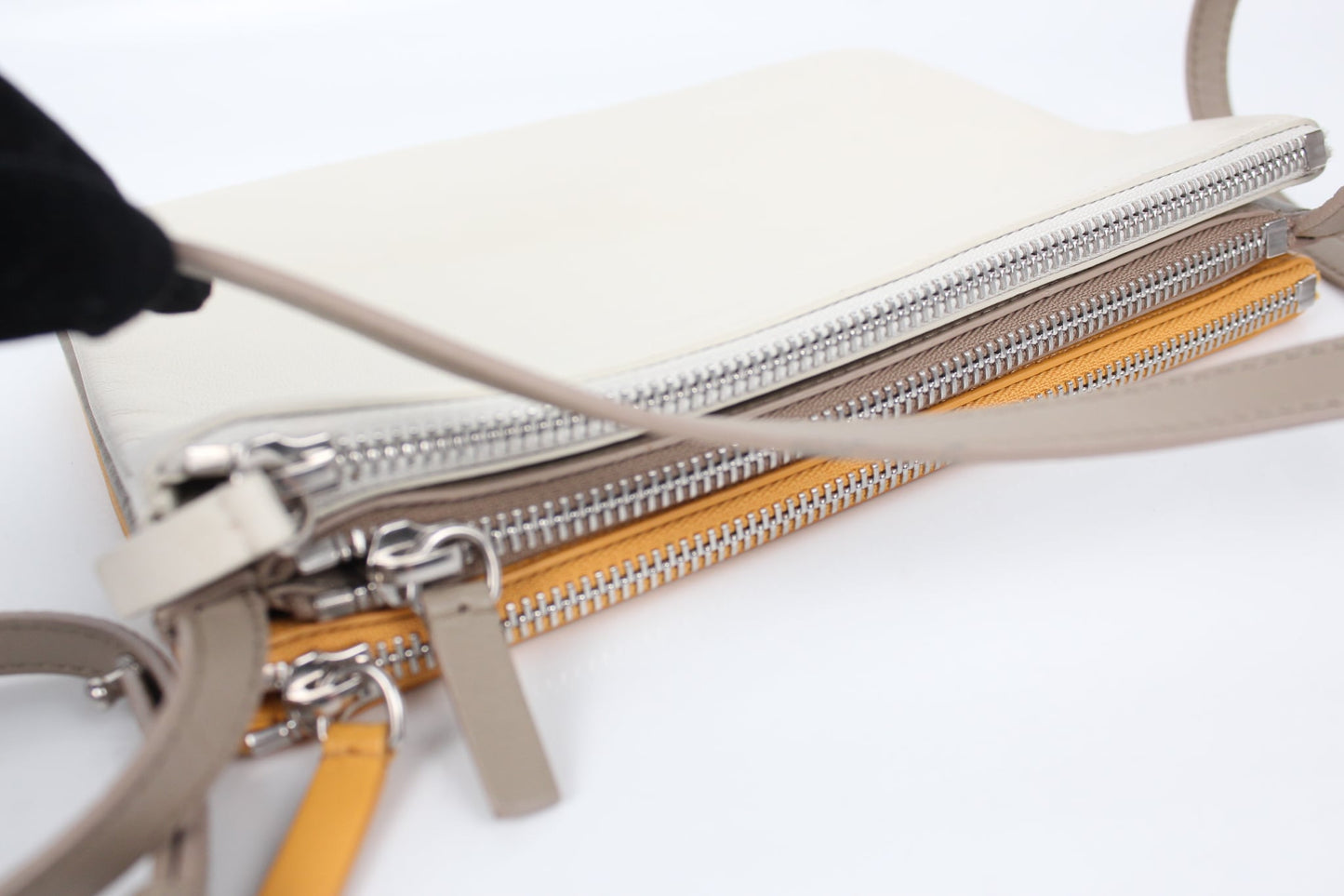 CELINE TRI COLOR POUCH CROSSBODY