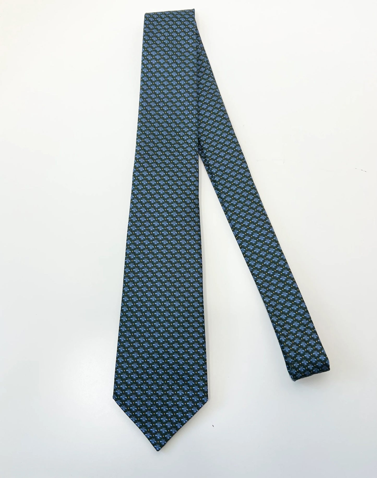 GUCCI GG BEE WOVEN SILK TIE