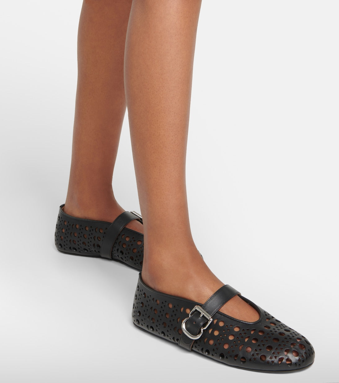 ALAIA VIENNE BALLET FLATS