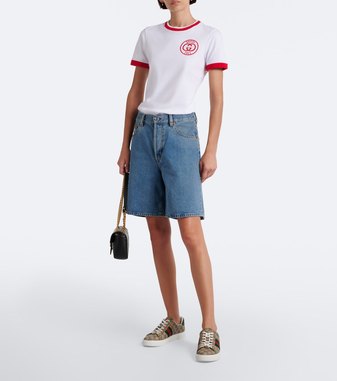 GUCCI GG WOMENS ACE SNEAKERS