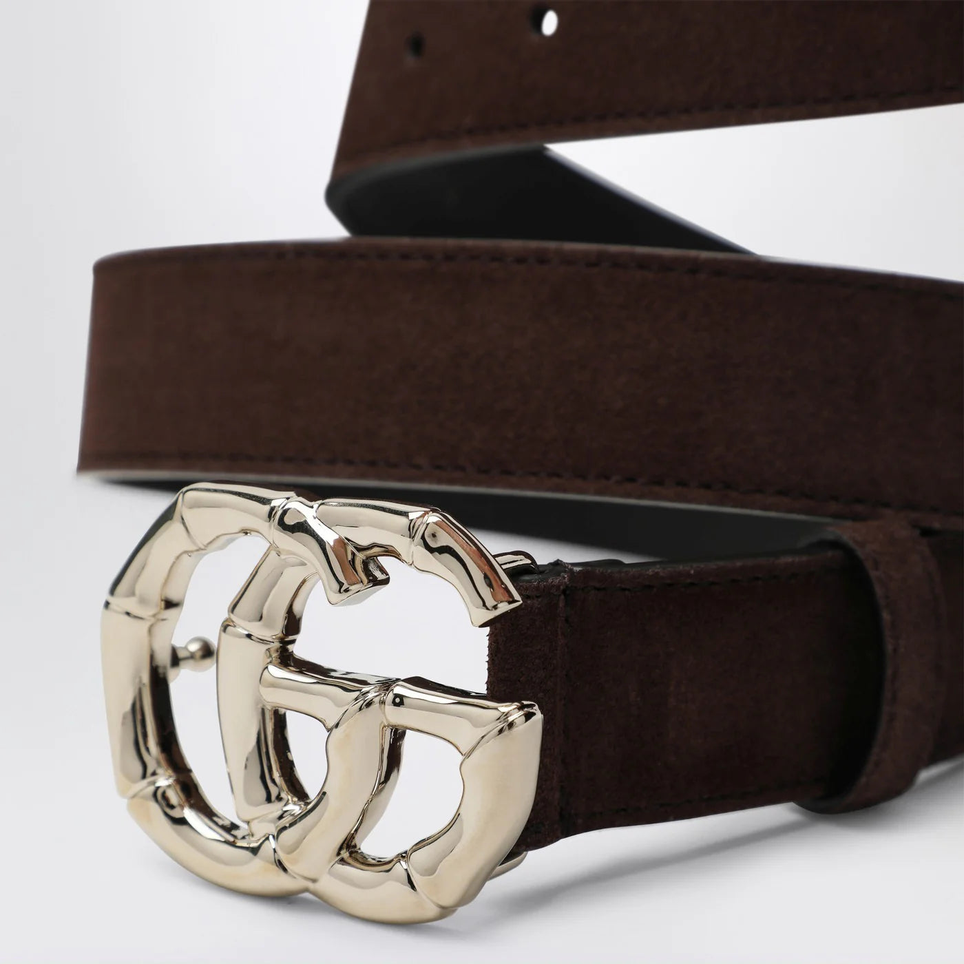 GUCCI GG SUEDE UNISEX BELT