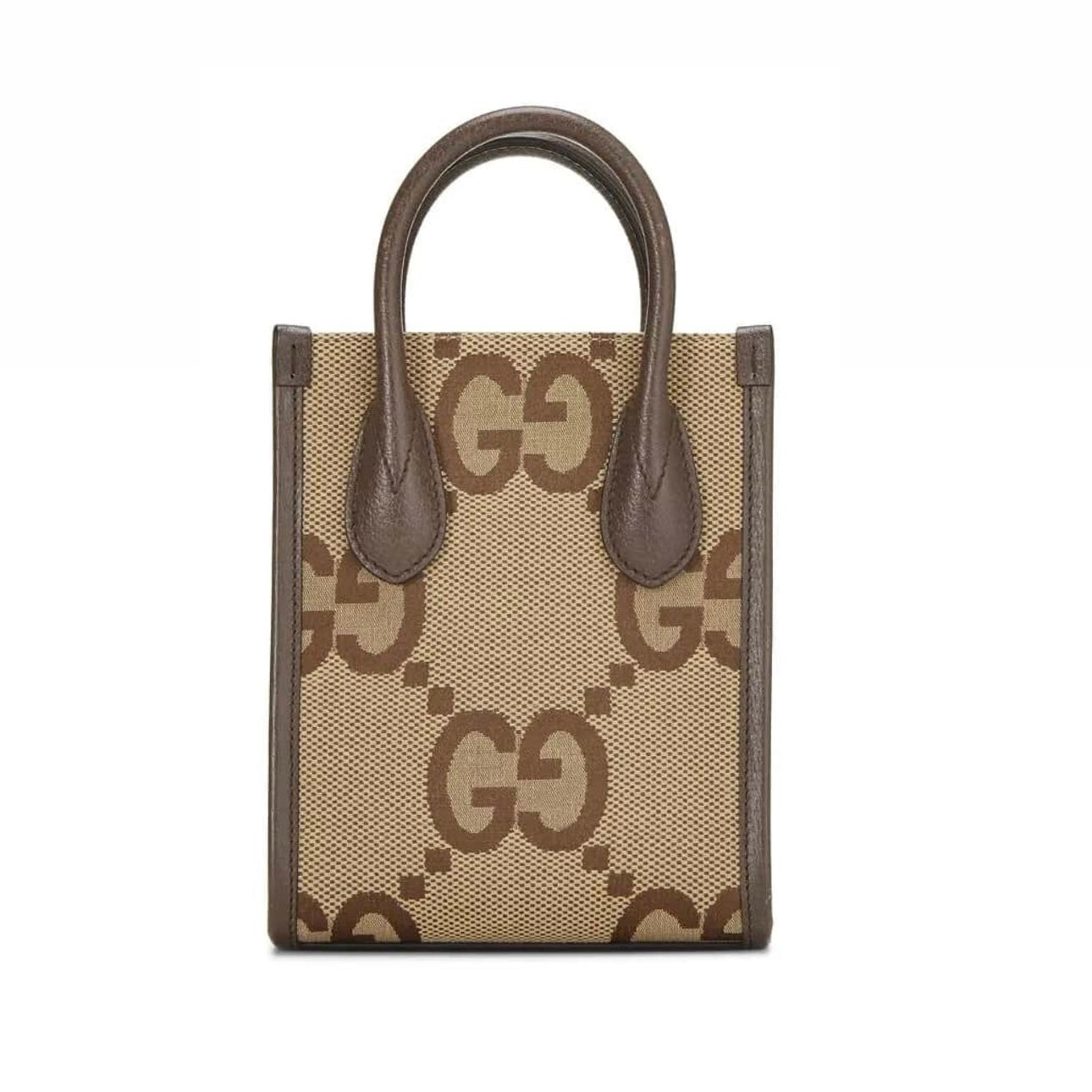 GUCCI JUMBO GG CANVAS MINI VERTICAL TOTE