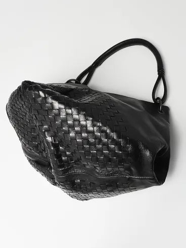 BOTTEGA VENETTA INTRECCIATO AQUILONE FORTUNE COOKIE HOBO BAG
