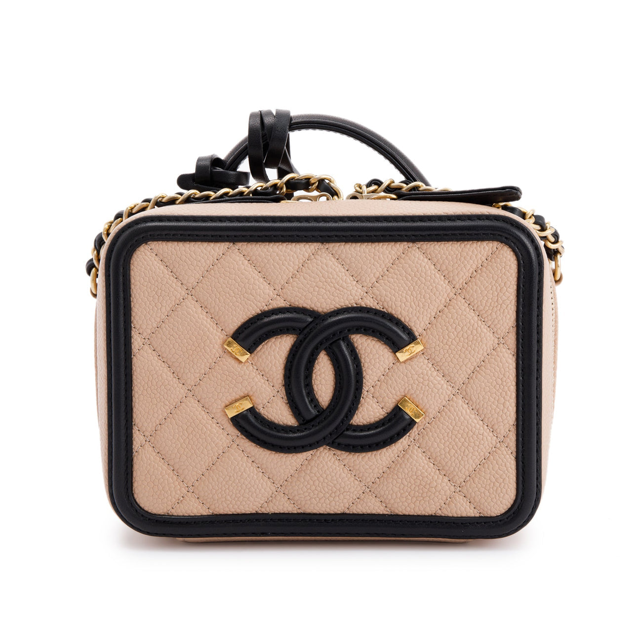 CHANEL CC SMALL FILIGREE VANITY CASE