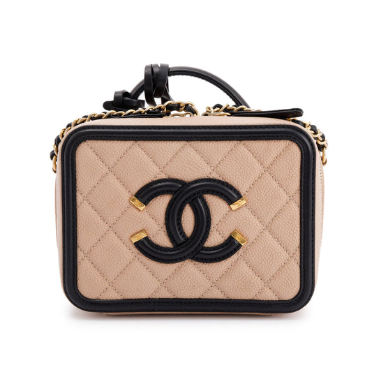 CHANEL CC SMALL FILIGREE VANITY CASE