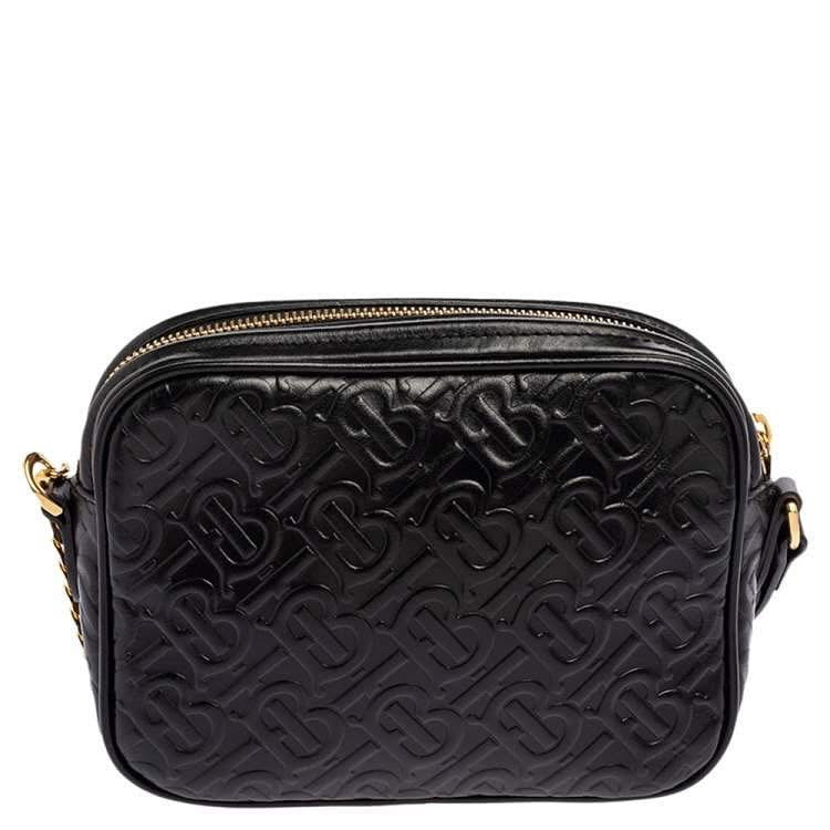 BURBERRY Embossed Monogram Black