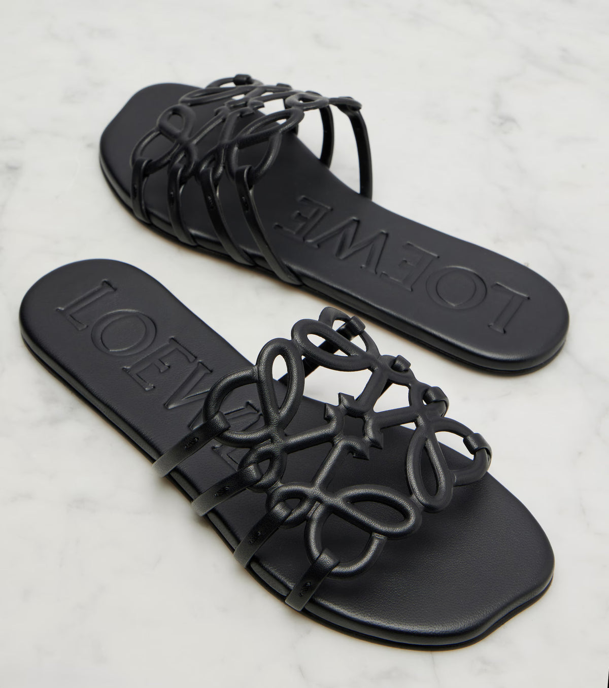 LOEWE PETAL ANAGRAM SLIDE