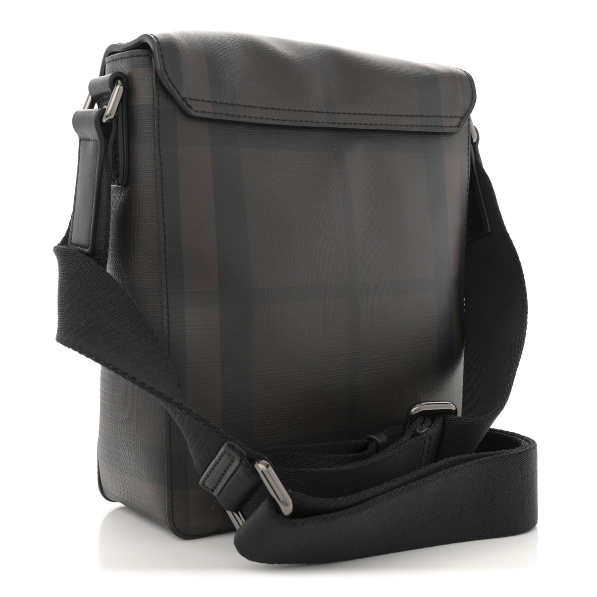 BURBERRY BB SMOKED CHECK VAUGHAN CROSSBODY UNISEX BAG