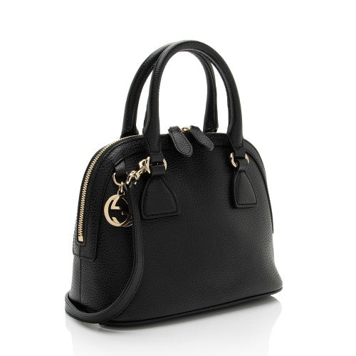 GUCCI GG CHARM DOME SMALL SATCHEL