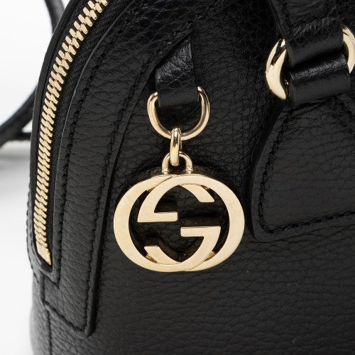 GUCCI GG CHARM DOME SMALL SATCHEL