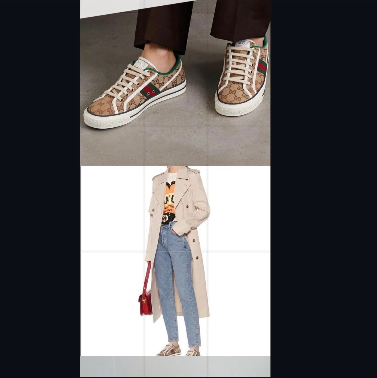 GUCCI GG WOMENS TENNIS SNEAKERS