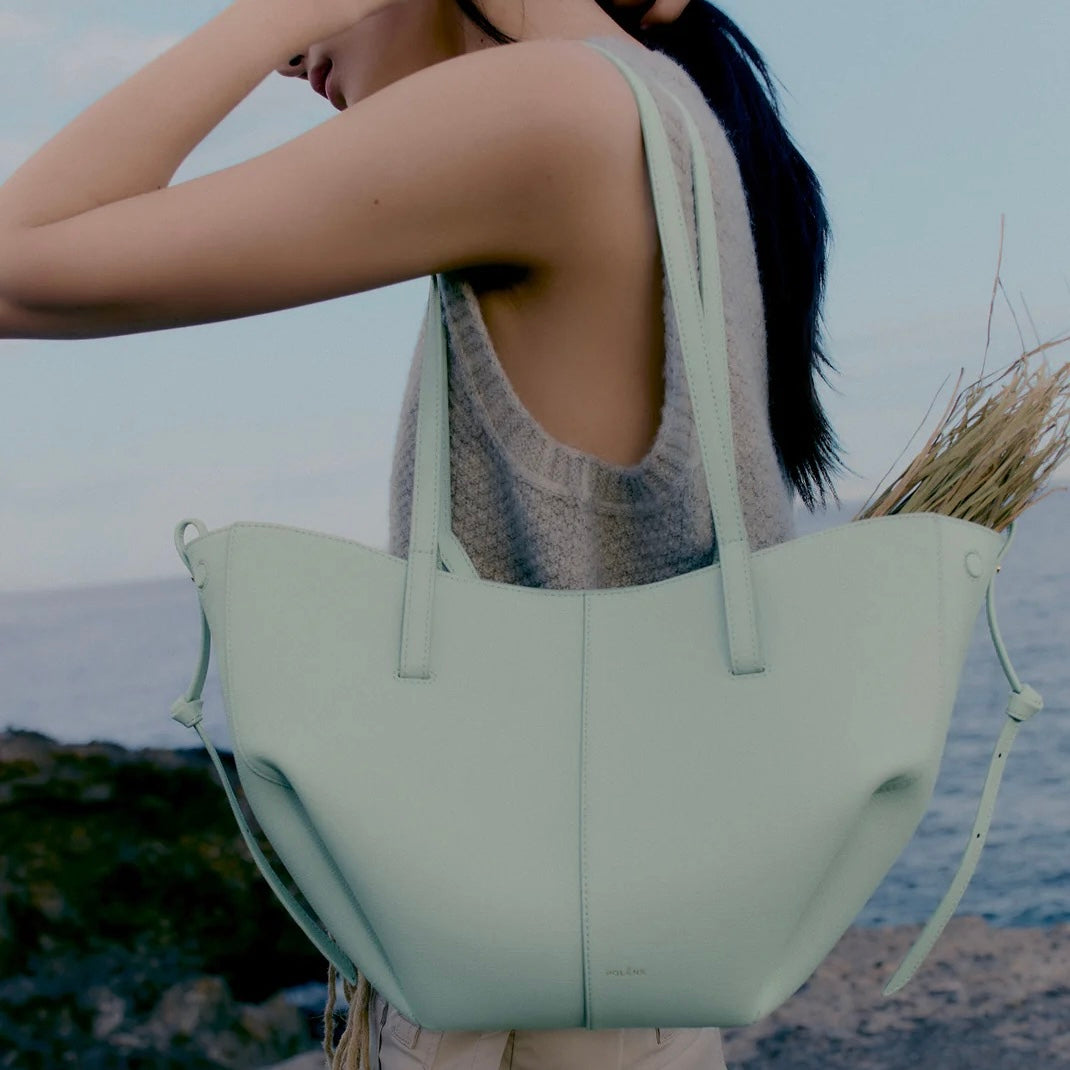 POLENE CYME MINI EDITION TEXTURED SEA FORM