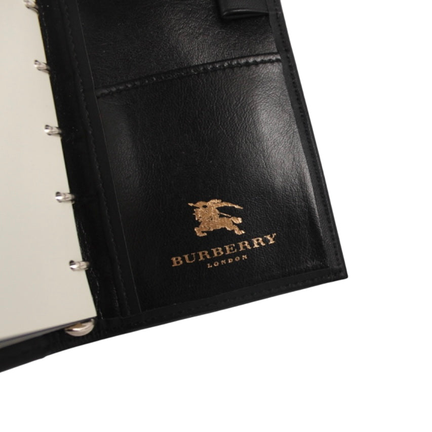 BURBERRY CHECK PATTERN SYSTEM NOTEBOOK