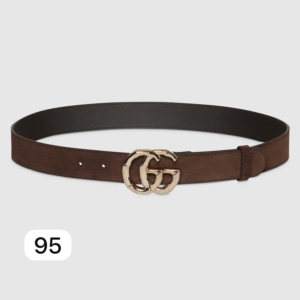 GUCCI GG SUEDE UNISEX BELT