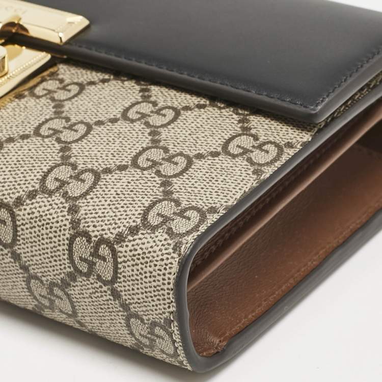 GUCCI GG SUPREME PADLOCK CROSSBODY BAG