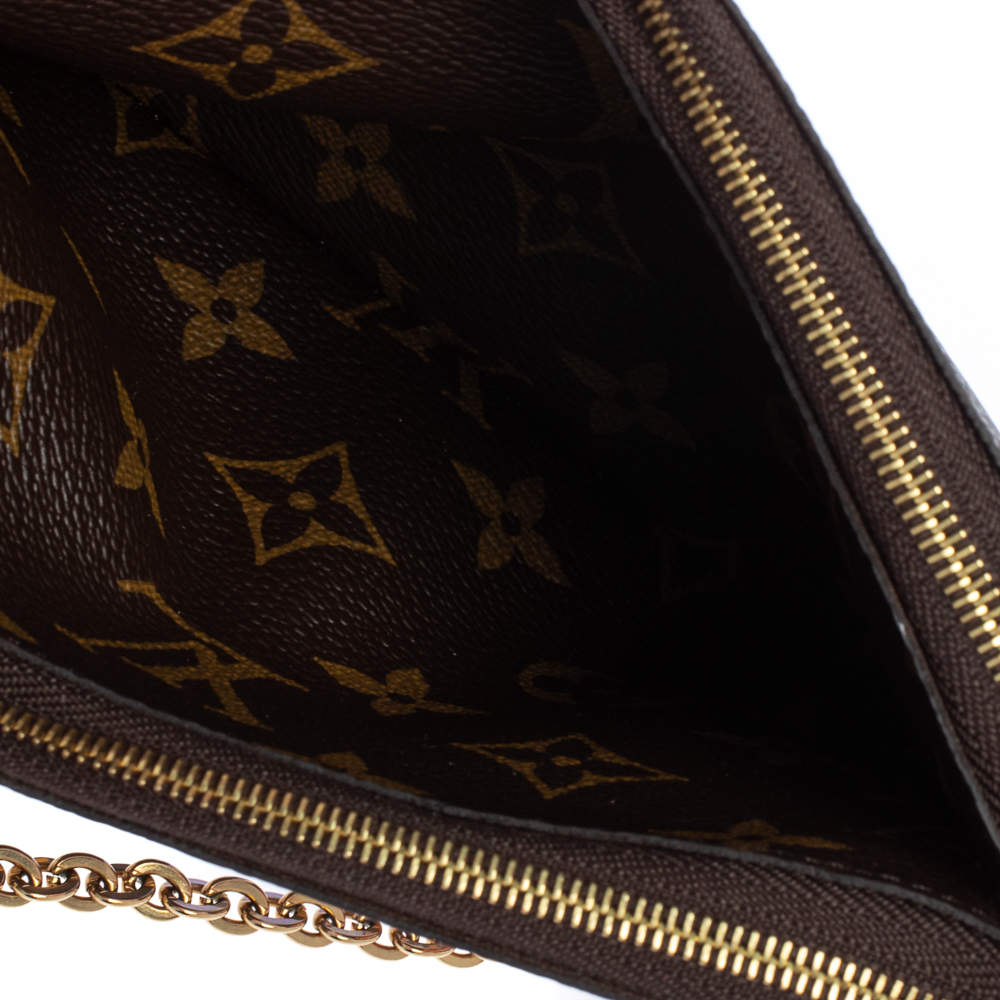 LOUIS VUITTON LV CHRISTMAS LIMITED EDITION DOUBLE ZIP POUCHETTE