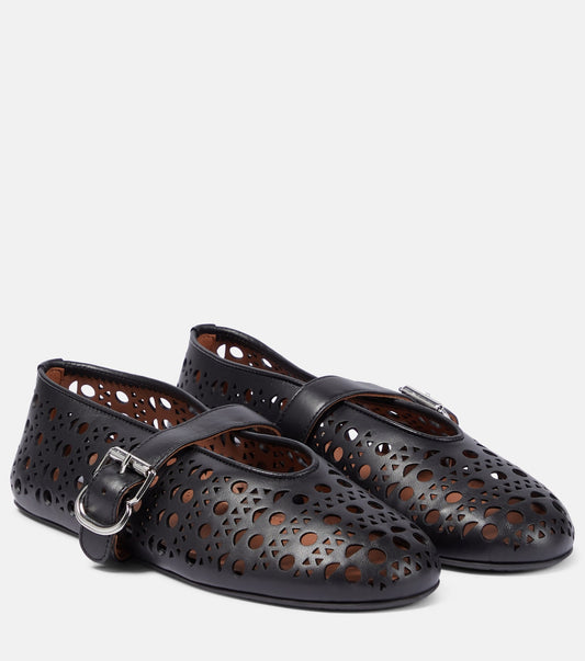 ALAIA VIENNE BALLET FLATS
