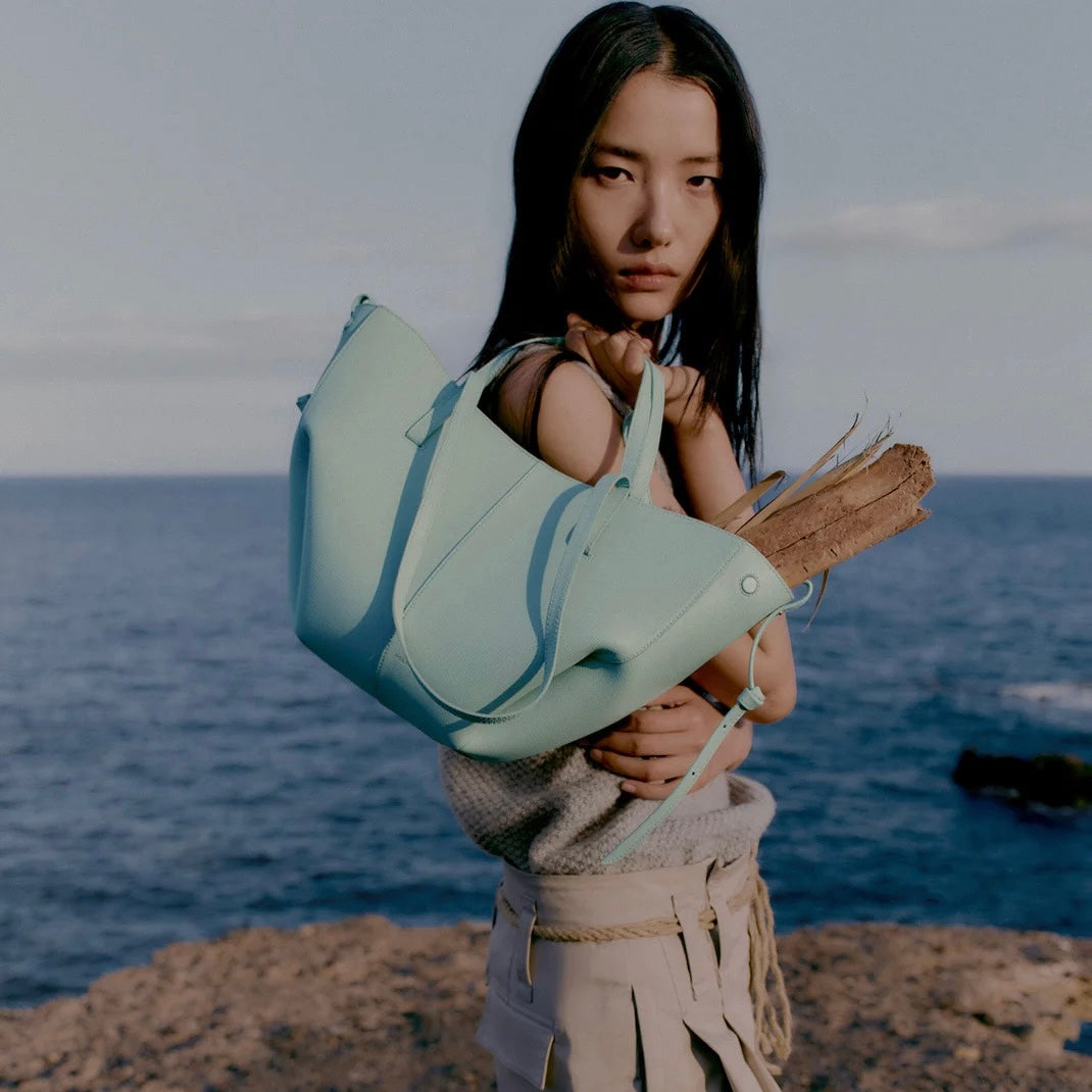 POLENE CYME MINI EDITION TEXTURED SEA FORM