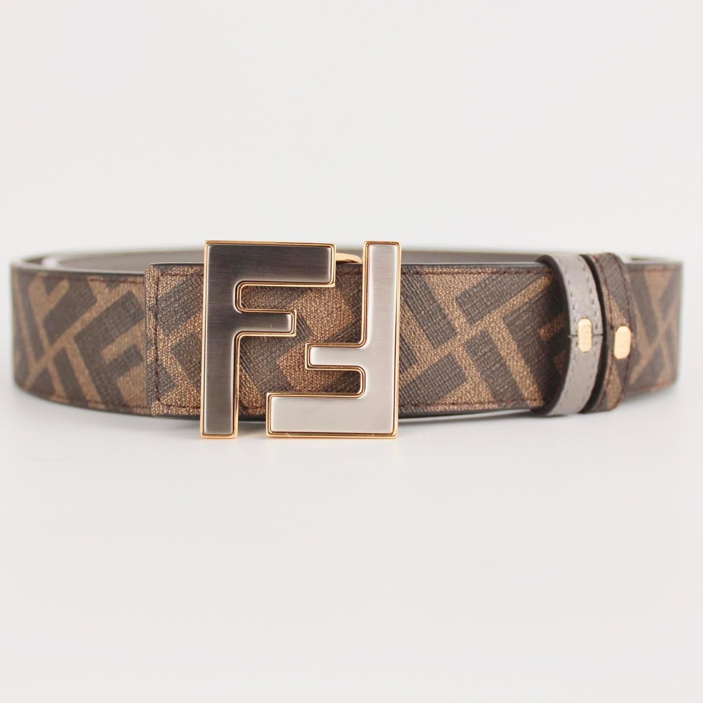 FENDI MONOGRAM BUCKLE BELT