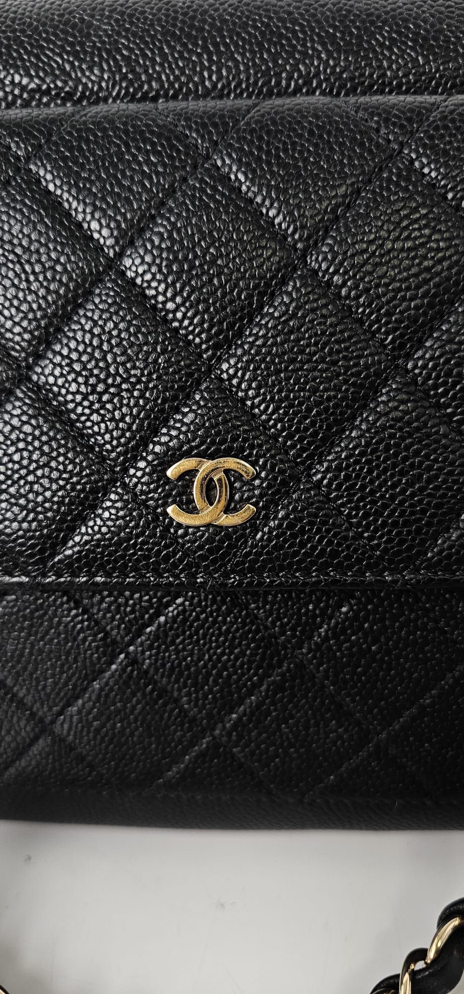 CHANEL CC QUILTED FLAP POCKEY SHOULDER BAG 2 in 1 STYLE