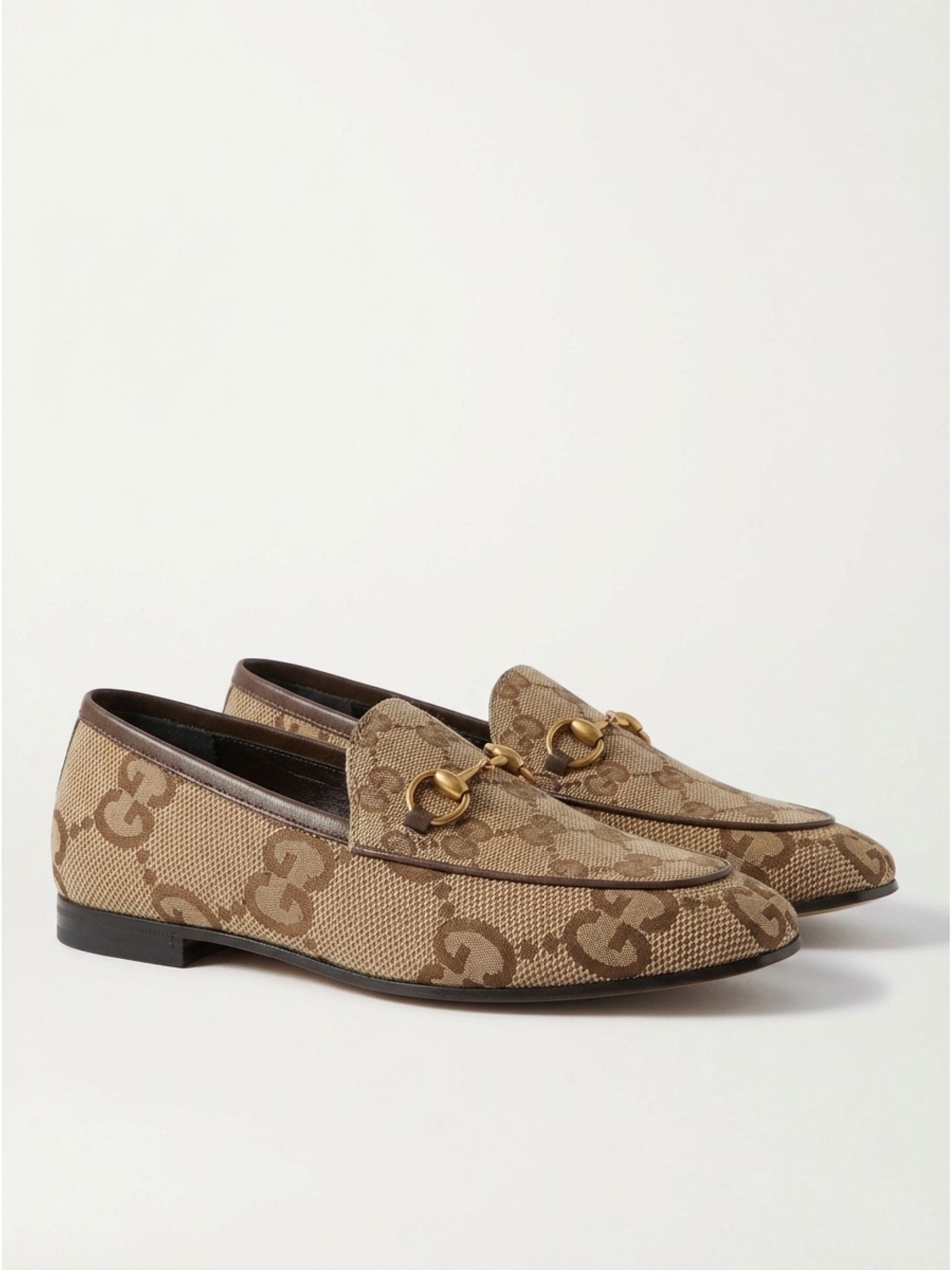 GUCCI GG WOMENS JORDAN JUMBO MONOGRAM LOAFER