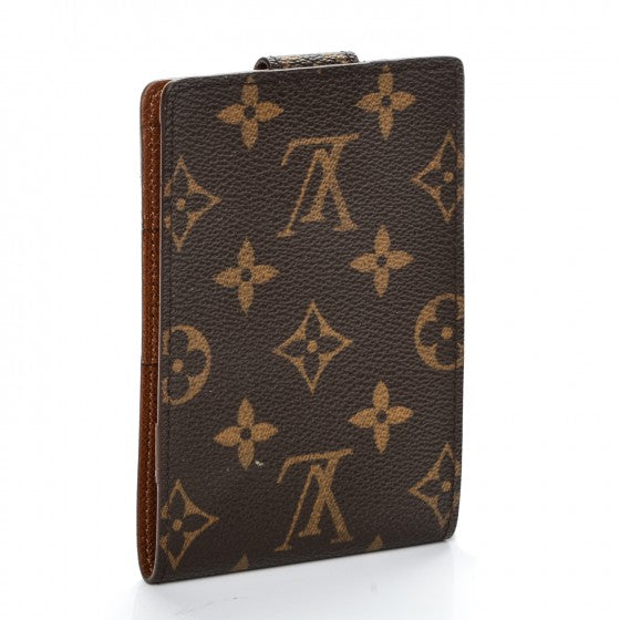 LOUIS VUITTON LV MONOGRAM FOLDING BUSINESS CHECK BOOK COVER