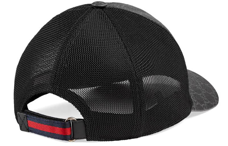 GUCCI GG BLACK SNAKE SUPREME JACQUARD BASEBALL UNISEX CAP