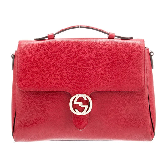 GUCCI RED INTERLOCKING G BAG