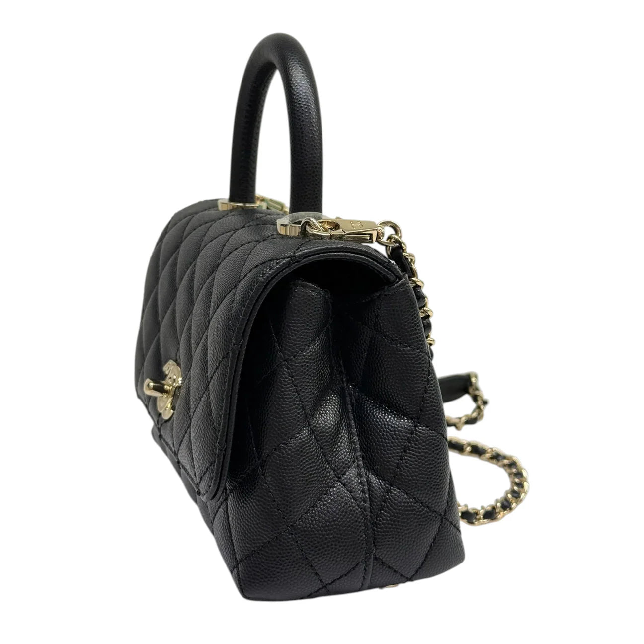 CHANEL CC TOP HANDLE EXTRA MINI CAVIAR