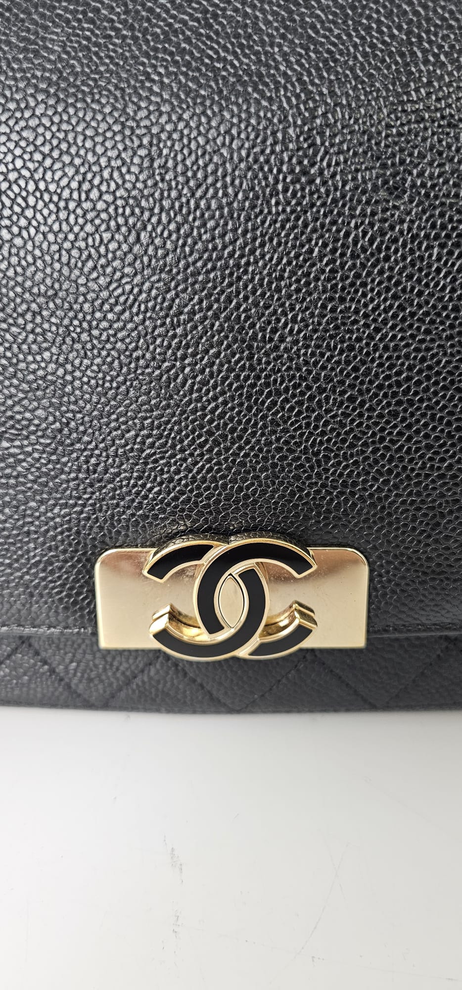 CHANEL CC QUILTED FLAP POCKEY SHOULDER BAG 2 in 1 STYLE