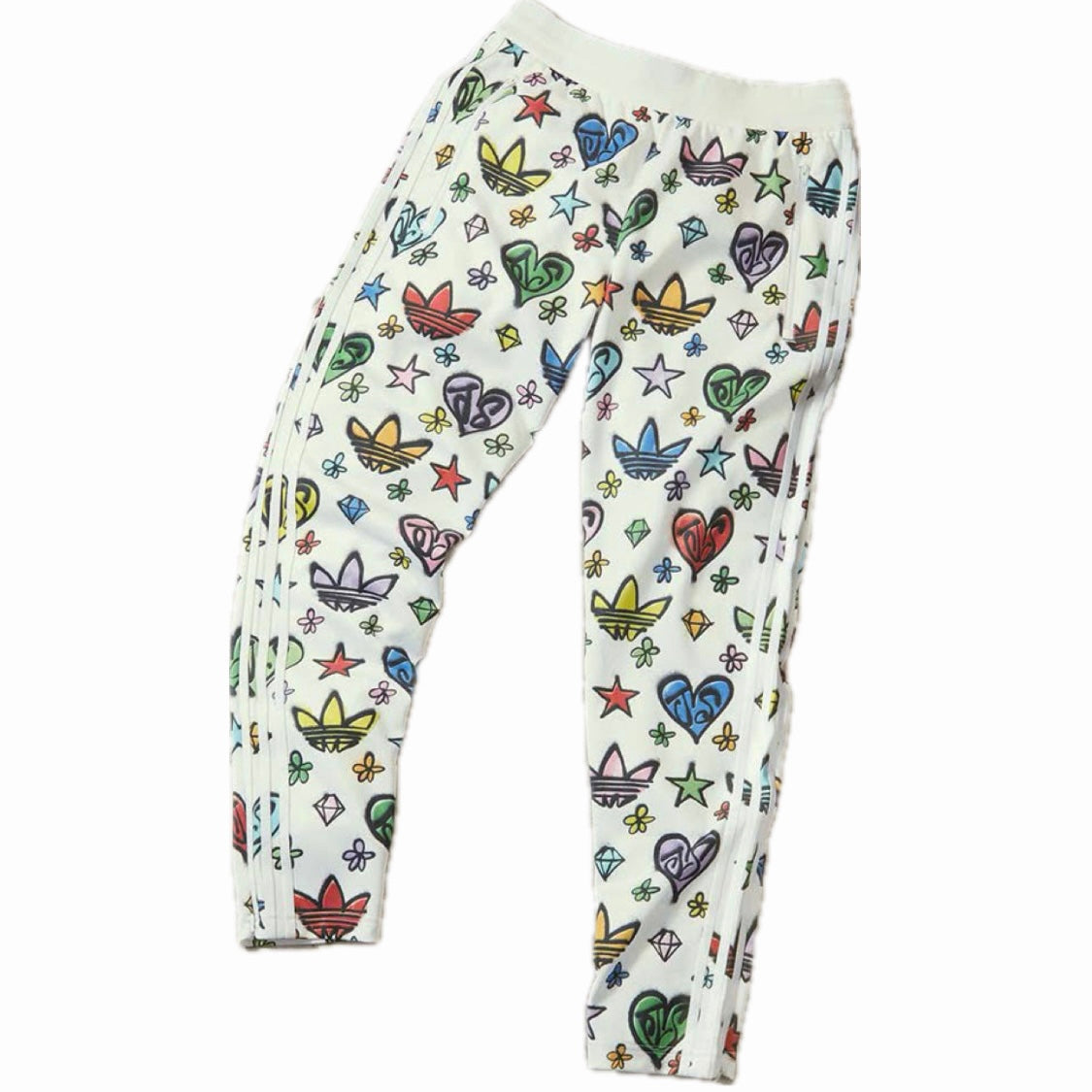 ADIDAS ORIGINALS BY JEREMY SCOTT PANTS IN WHITE