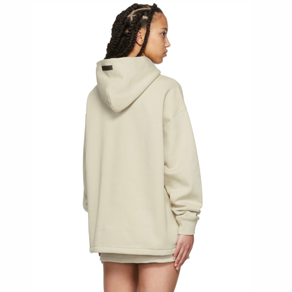 ESSENTIALS BEIGE UNISEX RELAXED HOODIE