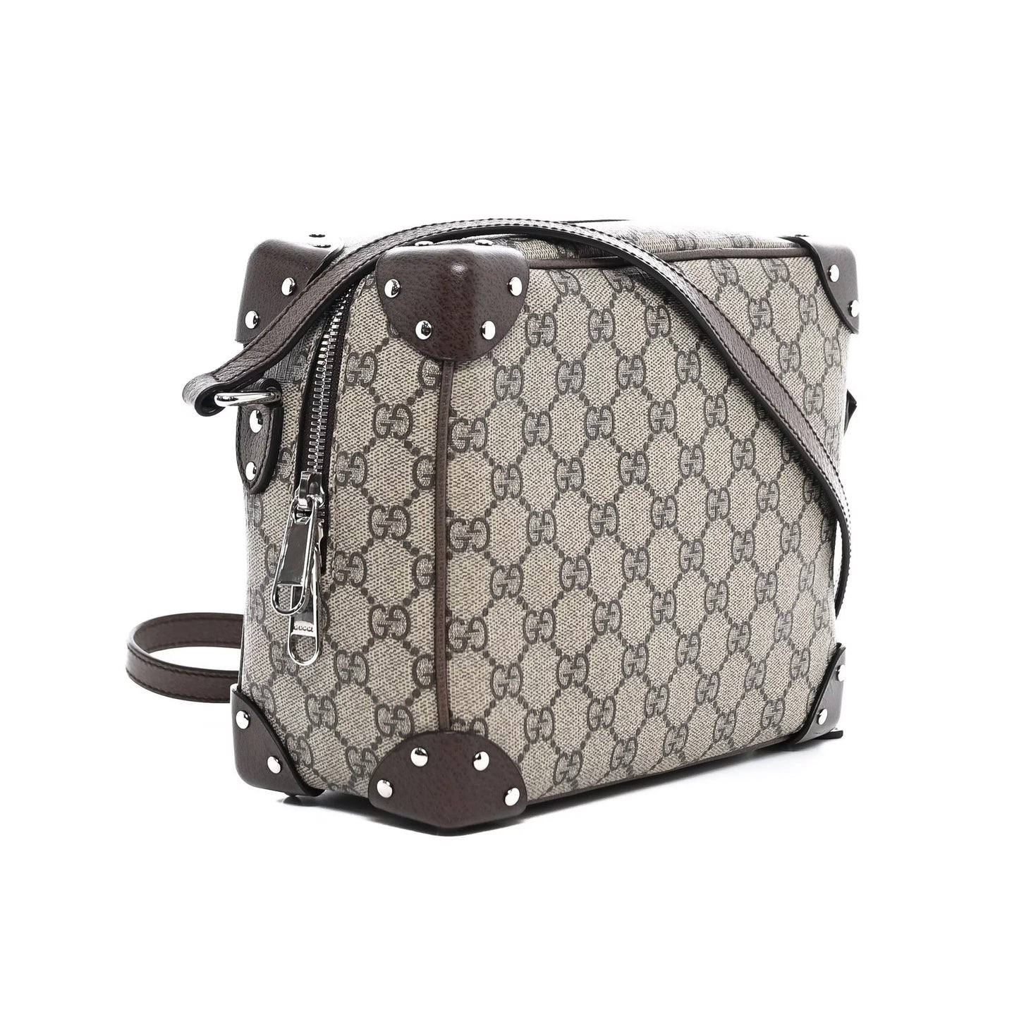 GUCCI SUPREME GG SQUARE TRUNK CROSSBODY