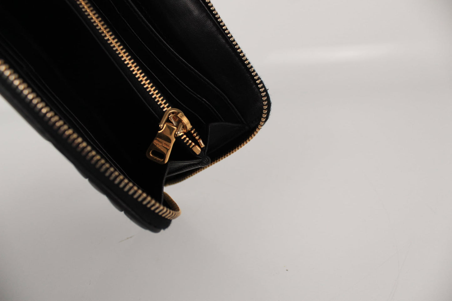 MIU MIU MATELASSE LONG WALLET