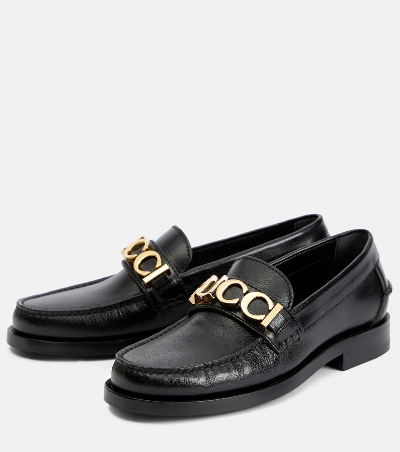 GUCCI GG WOMENS LOGO LOAFER